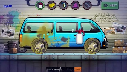 Cartoon about bus : Video about the blue bus : Vidéo sur le bus bleu : Автобус