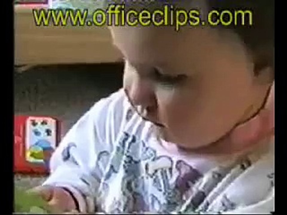 baby studying so hard