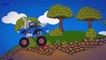 Blue Monster Truck : Cartoon about trucks : Cars for children : Historieta sobre camiones