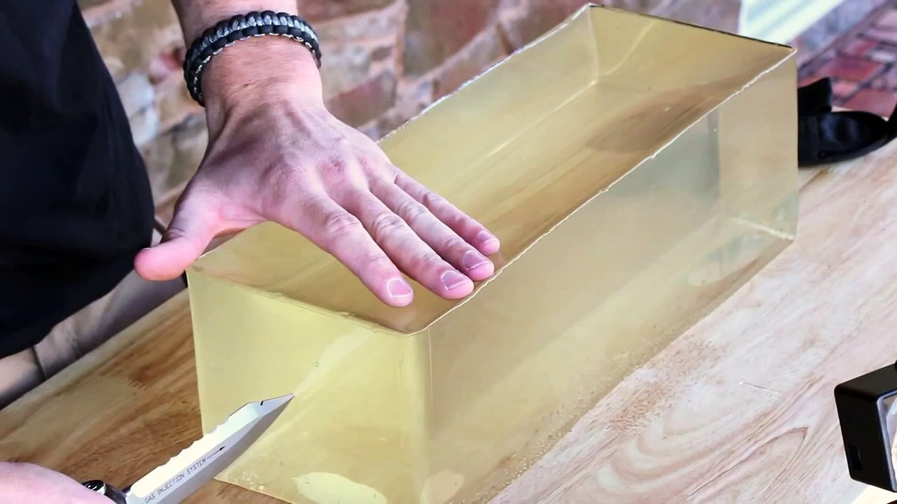 WASP Injection Knife vs. Ballistics Gel