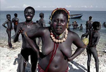 İsolated Jarawa tribes life Andaman in island