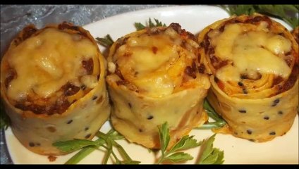 كريب مالح بالكفتة