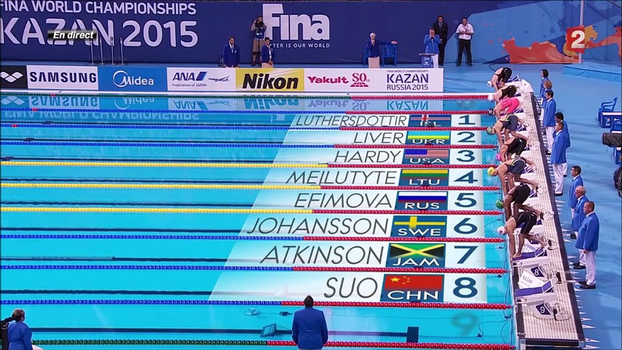 50m brasse F (finale) - ChM 2015 natation, surprise suédoise