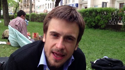 Peter Verzilov of Moscow "Voina" Art group -"Russian freedom movement needs international support"