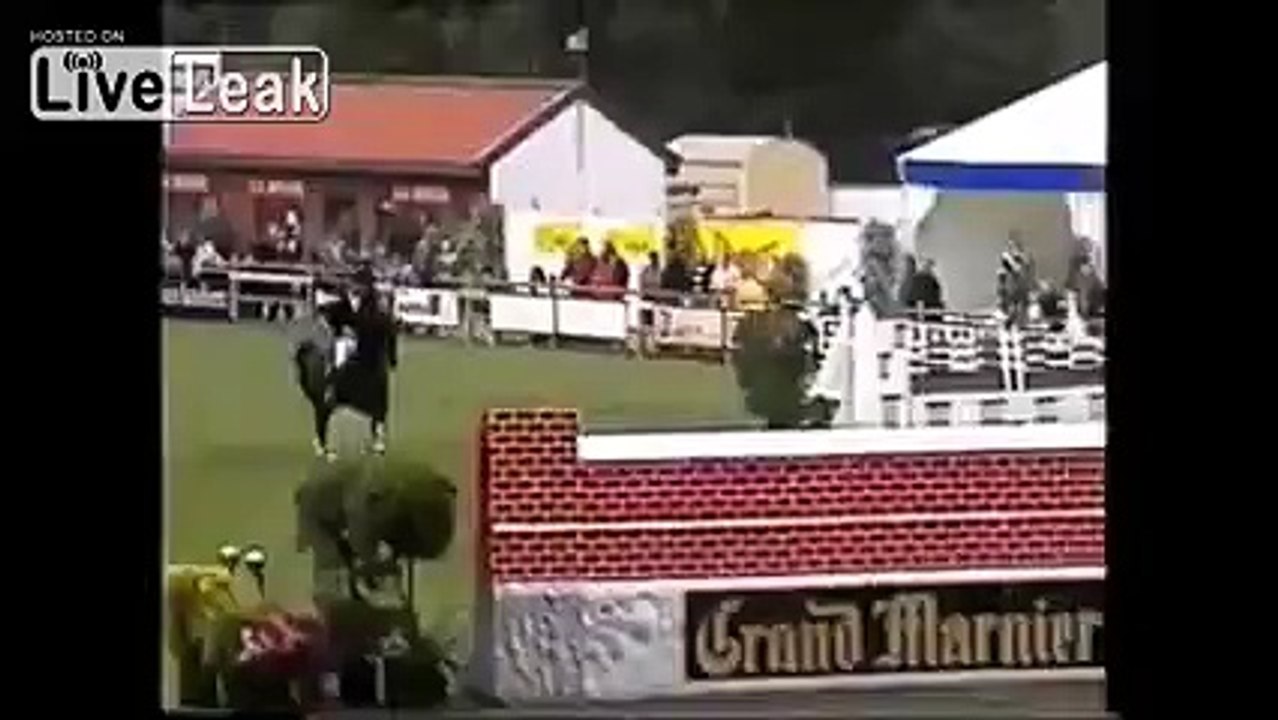 World Record Horse Jump Puissance Wall video Dailymotion