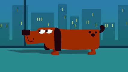 Cartoon Dog walk cycle