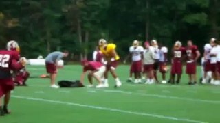 REDSKINS TRAINING CAMP: MOSS OUT PASS