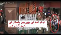 Indian Child Chanting Pakistan Zindabad At Wagah Border Parade