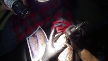 TATTOOING Close Up (in Slow Motion)