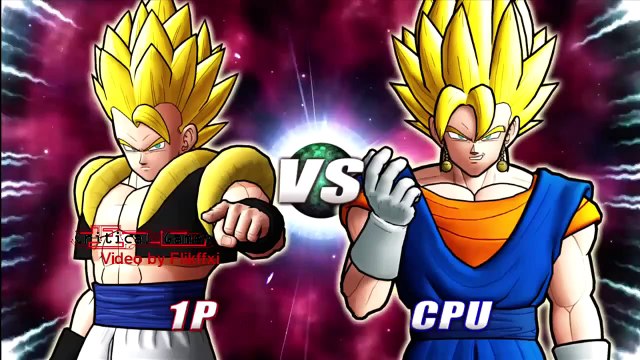 Dragonball Z Raging Blast 2 Gogeta VS Vegito | dragon ball z games