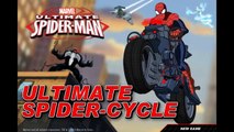 Spiderman Game Ultimate Spider Man - Ultimate Spider Cycle - Cartoon Game TV