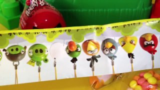 2013 Angry birds   2 Toy surprise eggs unboxing ! FavToyReviews
