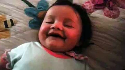 Baby Laughs Continuously in Her Sleep