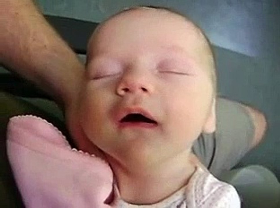 Baby Sleeping Funny Faces Dreaming