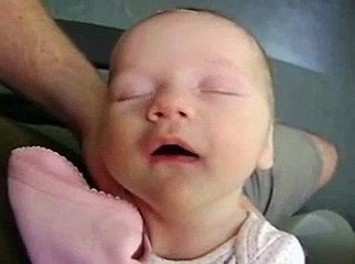 Baby Sleeping Funny Faces Dreaming