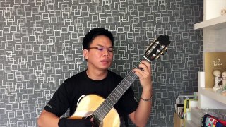 Yiruma - Kiss the Rain (Guitar Solo) Tutorial Part 2