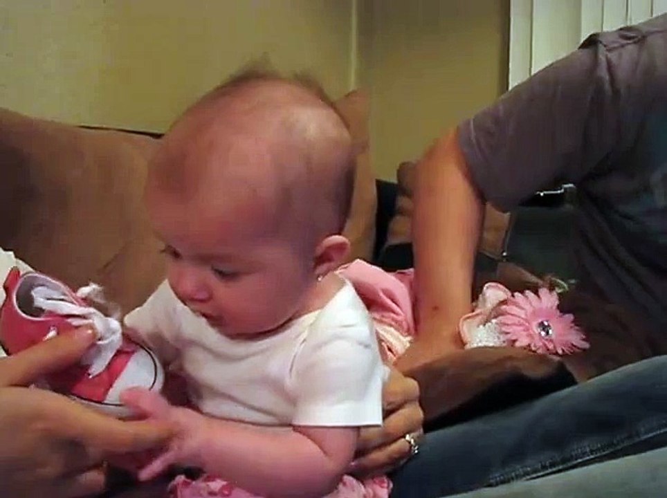 Daddy Scares Baby!!  Very Funny Video! -  Lilah