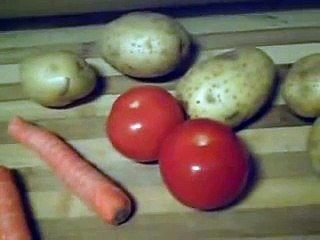 Irradiación de verduras para consumo