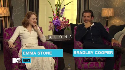 Emma Stone & Bradley Cooper Discuss Spider-Gwen  MTV News