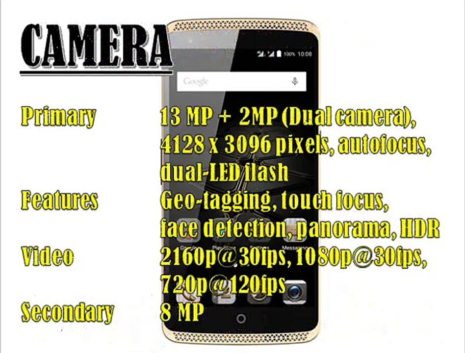 ZTE Axon Elite Specs