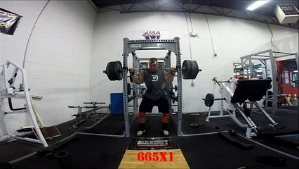700 lb Back Squat RAW