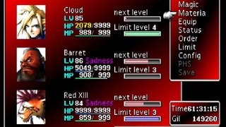 RE: Final Fantasy VII:Easiest Way To Get Exp, AP and Gil