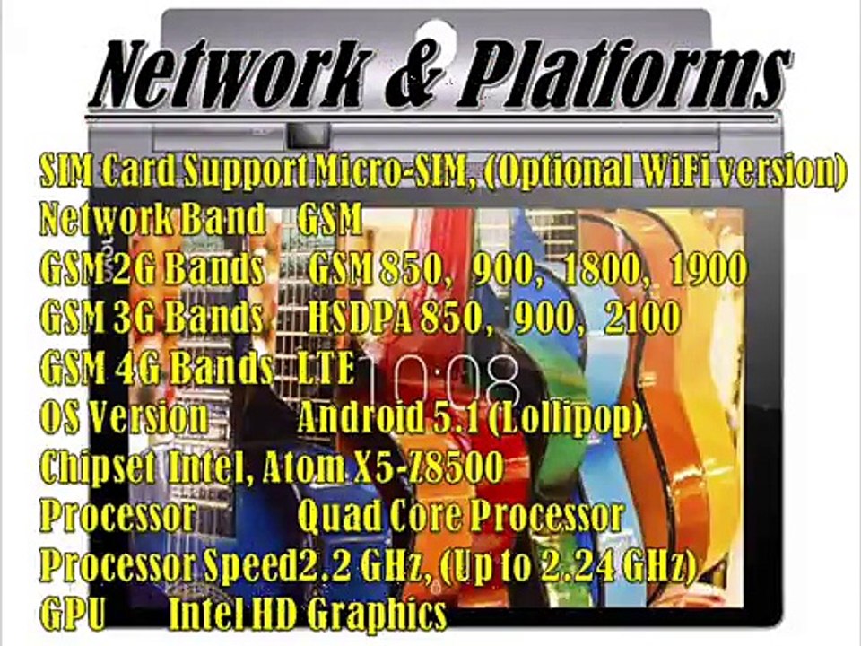 Lenovo Yoga Tab 3 Pro Specs