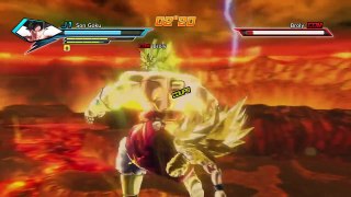 DRAGON BALL XENOVERSE Broly vs Goku super sayen 3