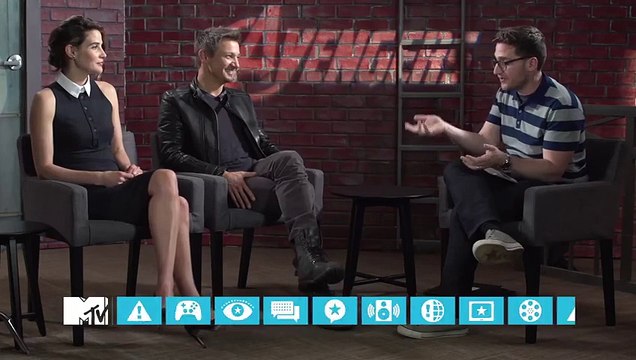 'Avengers Age of Ultron' Stars Cobie Smulders & Jeremy Renner On S.H.I.E.L.D. Spinoff MTV News