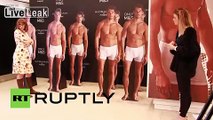 UK: Hunky M&S supermodel David Gandy delights giggling fans