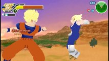 DragonBall Z Tenkaichi Tag Team mods Raging Blast Goku SSJ2 VS Majin Vegeta