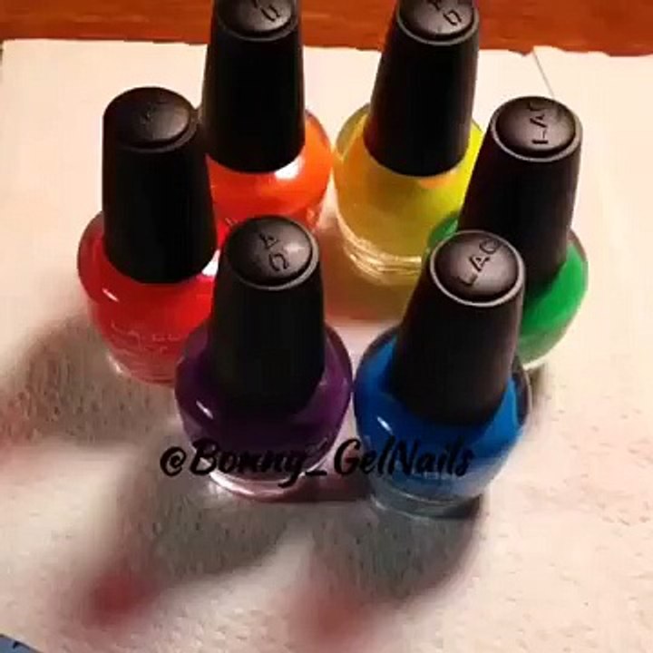 WOW 2015 Nail art Tutorial, gradient, polish art nails, gel, diy nailart video, nail aqua design