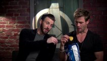 Chris Evans & Chris Hemsworth Eat Doritos  MTV News