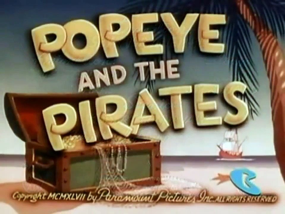 148 Popeye and the Pirates       Popeye The Sailor cartoon