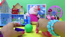 Glitzi Globes Peppa Pig SURPRISE EGGS Nickelodeon Unboxing Review by FunToys