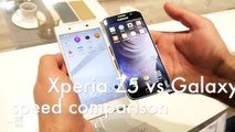 Xperia Z5 vs Galaxy S6  speed comparison