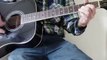 acoustic guitar playing in different alternate tunings