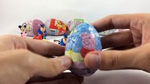 20 Surprise Eggs Disney Mickey Minnie Peppa Pig Angry Birds Hello Kitty Unboxing Opening Toy #16