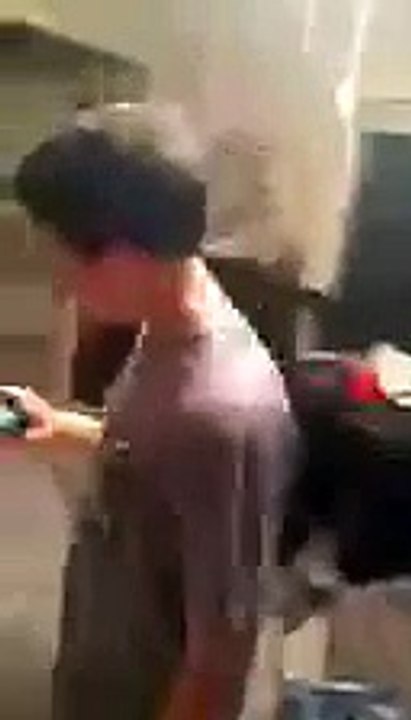 White Rapper Flames Little Asian Boy