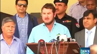 Alistair campbell speaks to media in Lahore About Pakistan Vs Zimbabwe Cicket
