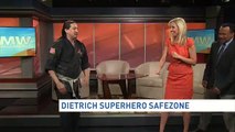 Master Dietrich of Dietrich’s Dojo demonstrates self-defense, safety moves for parents