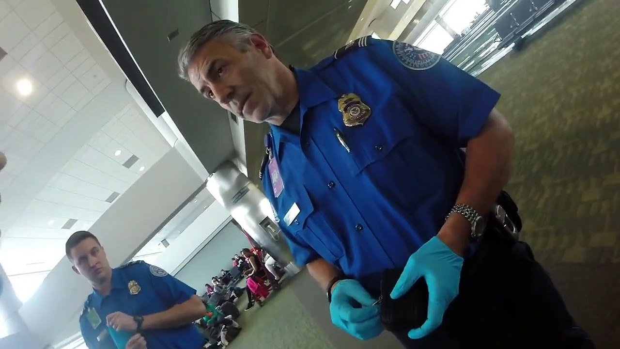 TSA Demands to Conduct Full Body Pat Down on Man After His Plane Already Landed