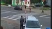 Distracted driver crashes car while staring at prostitutes