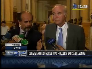 CanalN: Mauricio Mulder ‘cuadra’ a García Belaúnde en medio de una entrevista