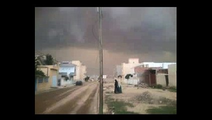 عاجل وحصري :o : ‫صور‬ من القصرين قبل العاصفة بدقائق :o ربي يرحمنا