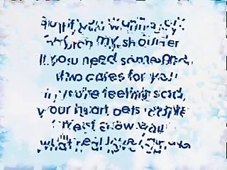 Cry On My Shoulder
