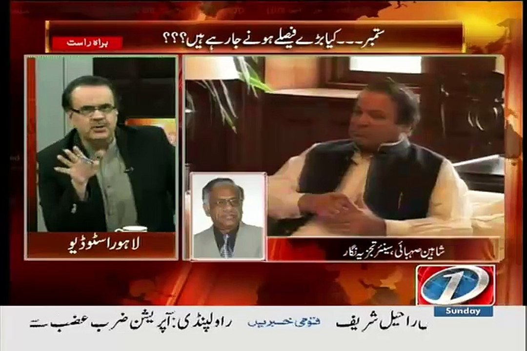 Es Operation Ka logical conclusion Kia Hai..Shaheen Sehbai Telling