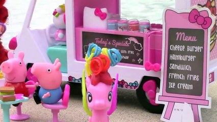 Peppa Pig Family And Friends Summer Swimming Pool Party With Ariel And Hello Kitty