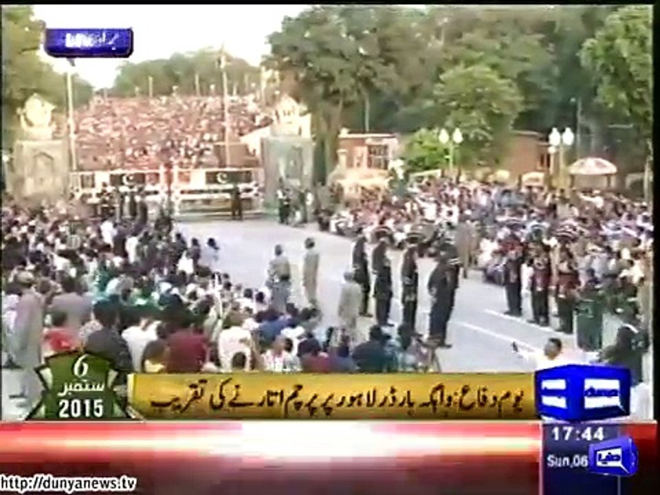 LIVE ,  Parade at Wagha border