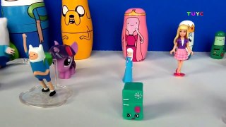 Adventure Time Nesting Dolls Stacking Cups Cartoon Network with Toy Surprises TUYC